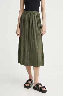 Samsoe Samsoe spódnica kolor zielony midi rozkloszowana