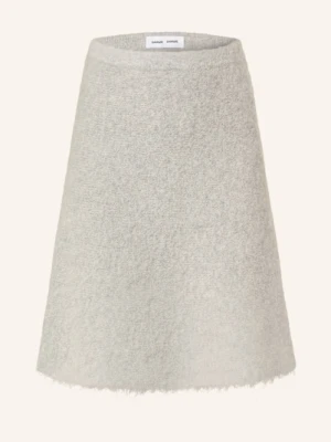 Samsøe  Samsøe Spódnica Z Dzianiny Sajeanne Z Alpaki grau SAMSØE  SAMSØE