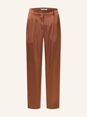 Samsøe  Samsøe Spodnie Marlena Saagnete Z Satyny braun SAMSØE  SAMSØE