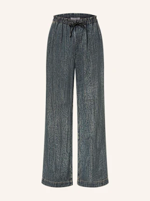 Samsøe  Samsøe Spodnie Marlena Satopiarya blau SAMSØE  SAMSØE