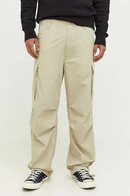 Samsoe Samsoe spodnie męskie kolor beżowy w fasonie cargo
