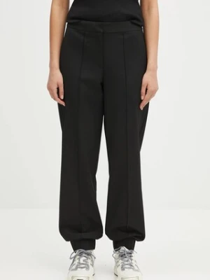 Samsoe Samsoe spodnie Saneem damskie kolor czarny proste high waist F25100156