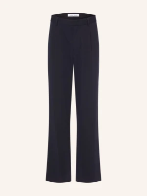 Samsøe Samsøe Spodnie Valentin Loose Fit blau GRANATOWY