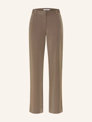 Samsøe  Samsøe Spodnie Z Dżerseju Sahoys braun SAMSØE  SAMSØE