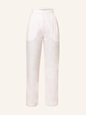 Samsøe  Samsøe Spodnie Z Żakardu Meme rosa SAMSØE  SAMSØE