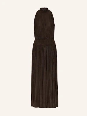 Samsøe  Samsøe Sukienka Plisowana Uma braun SAMSØE  SAMSØE