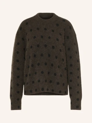 Samsøe Samsøe Sweter Anour Z Wełną Merino I Alpaką braun