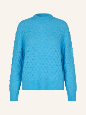 Zdjęcie produktu Samsøe  Samsøe Sweter Saanour Z Alpaką blau SAMSØE  SAMSØE