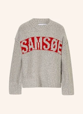 Samsøe  Samsøe Sweter Sakeiku grau SAMSØE  SAMSØE