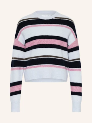 Samsøe  Samsøe Sweter Sanoura Z Alpaką blau SAMSØE  SAMSØE