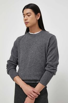 Samsoe Samsoe sweter wełniany SYLLI męski kolor szary M20500076