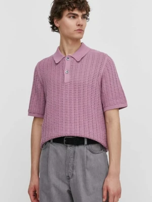Samsoe Samsoe sweter z domieszką lnu SALEON