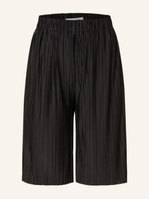 Samsøe  Samsøe Szorty Sauma Z Plisami schwarz SAMSØE  SAMSØE