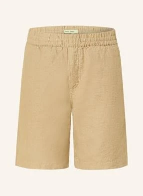 Samsøe  Samsøe Szorty Smith Z Lnu beige SAMSØE  SAMSØE