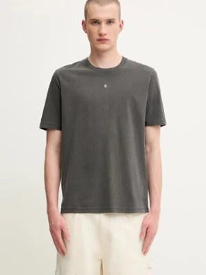 Samsoe Samsoe t-shirt bawełniany SAOLLIE męski kolor szary gładki M25200074