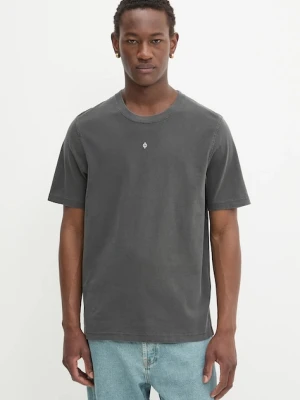 Samsoe Samsoe t-shirt bawełniany SAOLLIE męski kolor szary gładki M25200074