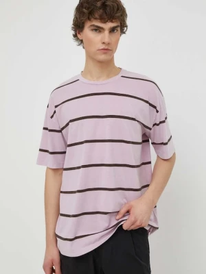 Samsoe Samsoe t-shirt SAHAKEEM Samsøe Samsøe różowy