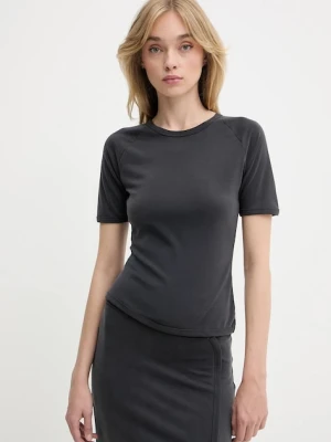 Samsoe Samsoe t-shirt SASUS damski kolor szary F25200040