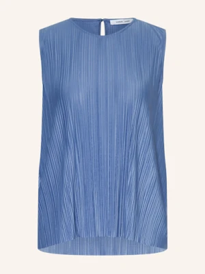 Samsøe  Samsøe Top Plisowany Sauma blau SAMSØE  SAMSØE