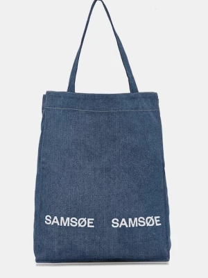 Samsoe Samsoe torba jeansowa SALUCA