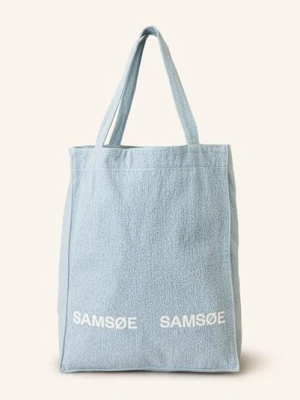 Samsøe  Samsøe Torba Shopper Saluca blau SAMSØE  SAMSØE