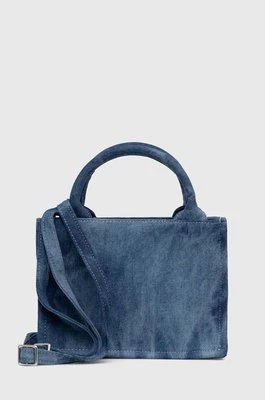 Samsoe Samsoe torebka jeansowa SABETTY kolor niebieski F24100011