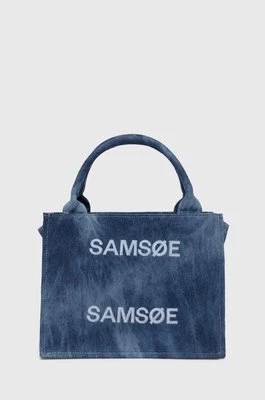 Samsoe Samsoe torebka SABETTY kolor niebieski F24100010