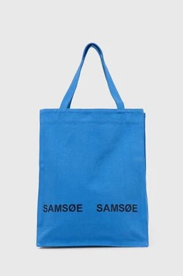 Samsoe Samsoe torebka Luca kolor niebieski UNI214000
