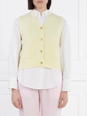 Samsøe Samsøe Wełniana kamizelka Megan