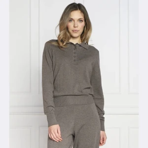 Samsøe Samsøe Wełniane polo | Regular Fit