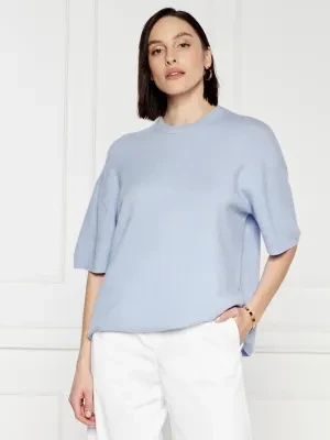 Samsøe Samsøe Wełniany sweter Megan | Oversize fit