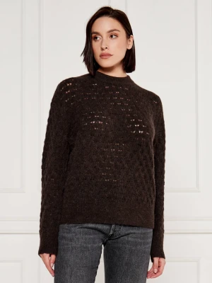 Samsøe Samsøe Wełniany sweter Saanour | Classic fit