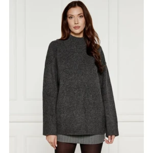 Samsøe Samsøe Wełniany sweter SACELESTE | Oversize fit