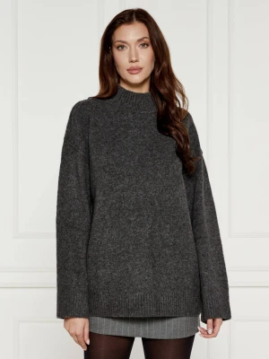 Samsøe Samsøe Wełniany sweter SACELESTE | Oversize fit