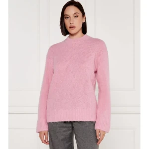 Samsøe Samsøe Wełniany sweter SAJOAN | Loose fit