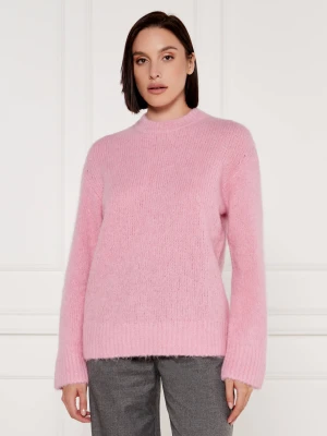 Samsøe Samsøe Wełniany sweter SAJOAN | Loose fit