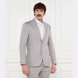 Sand Copenhagen Lniana marynarka 6809 B Herring - Star Dandy | Slim Fit