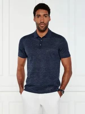 Sand Copenhagen Lniane polo Rico | Regular Fit