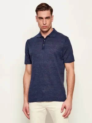 Sand Copenhagen Lniane polo Rico | Regular Fit