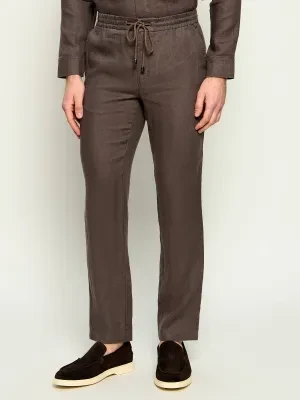 Sand Copenhagen Lniane spodnie 1680 T - Jason S. | Regular Fit