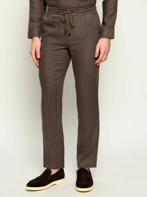 Sand Copenhagen Lniane spodnie 1680 T - Jason S. | Regular Fit