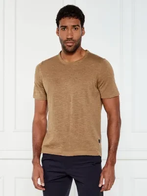 Sand Copenhagen Lniany t-shirt | Regular Fit