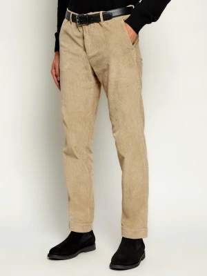 Sand Copenhagen Spodnie chino Dolan | Slim Fit | sztruks beżowy