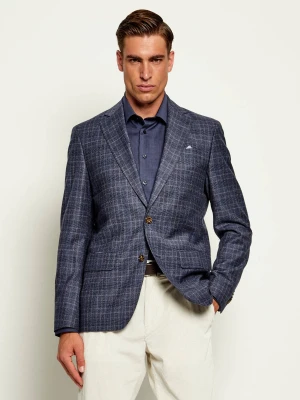 Sand Copenhagen Wełniana marynarka 1953 Star Napoli | Regular Fit granatowy