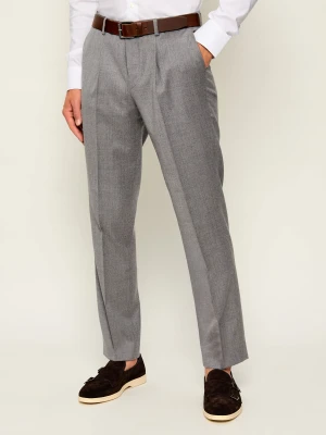 Sand Copenhagen Wełniane spodnie chino Mark N | Regular Fit szary