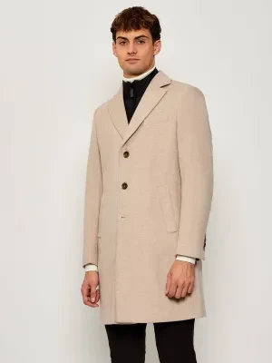 Sand Copenhagen Wełniany płaszcz 2w1 Sultan Tech | z dodatkiem kaszmiru