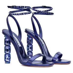 Sandał AQUAZZURA Aura, Very Peri Swarovski