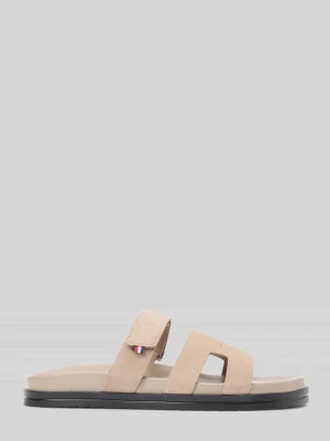 Sandał z naturalnej skóry welurowej Tommy Hilfiger