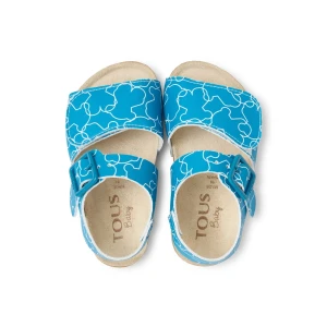 Sandália De Bebé Line Bear Azul - Tous