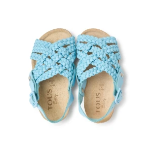 Sandália De Bebé Para Menina Sparta Azul Celeste - Tous